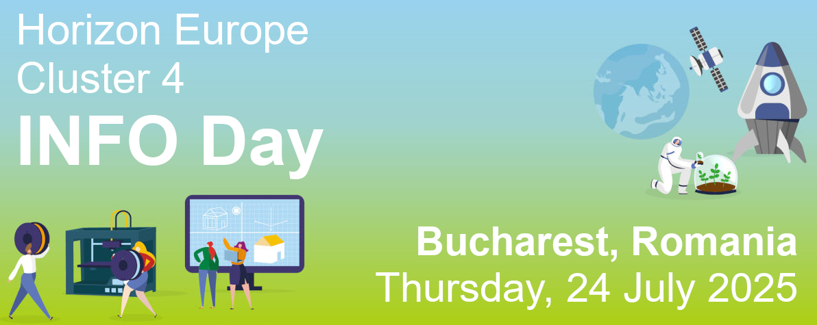 INCAS will organize Horizon Europe – Cluster 4 – INFO Day